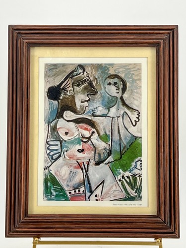 Vintage framed art - framed, pablo