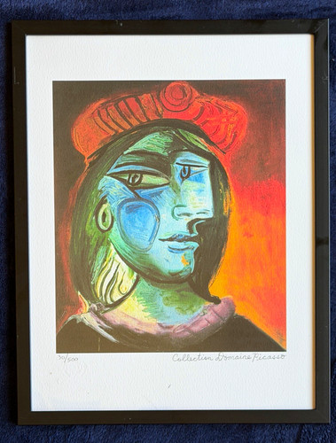 Picasso woman with beret - woman,